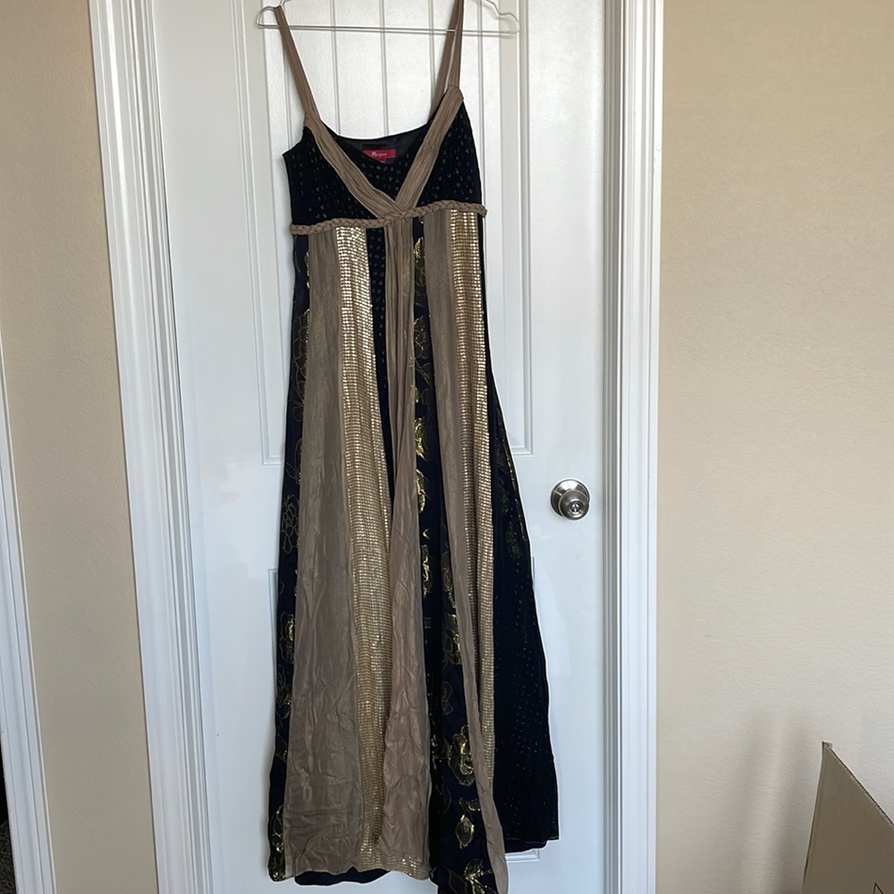 Monsoon silk gown